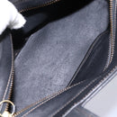 Coach Old Coach Shoulder Bag Leather Black Auth 96716-11