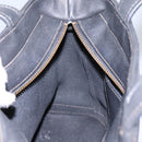 Coach Old Coach Shoulder Bag Leather Black Auth 96716-18