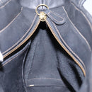 Coach Old Coach Shoulder Bag Leather Black Auth 96716-19