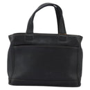 Coach Old Coach Shoulder Bag Leather Black Auth 96716-13