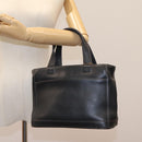 Coach Old Coach Shoulder Bag Leather Black Auth 96716-21