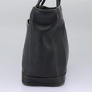 Coach Old Coach Shoulder Bag Leather Black Auth 96716-3