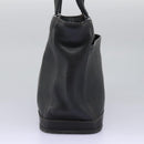 Coach Old Coach Shoulder Bag Leather Black Auth 96716-4