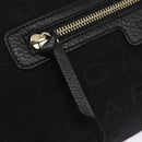 BVLGARI Logo Mania Hand Bag Canvas Black Auth 96720-19