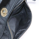 BVLGARI Logo Mania Hand Bag Canvas Black Auth 96720-20