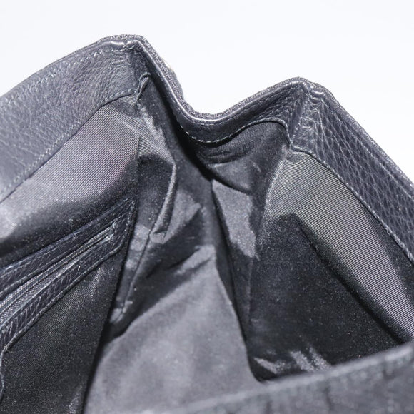 BVLGARI Logo Mania Hand Bag Canvas Black Auth 96720