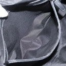 BVLGARI Logo Mania Hand Bag Canvas Black Auth 96720-25