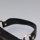 BVLGARI Logo Mania Hand Bag Canvas Black Auth 96720-8