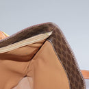 CELINE Macadam Canvas Shoulder Bag PVC Leather Brown Gold Auth 96725-18