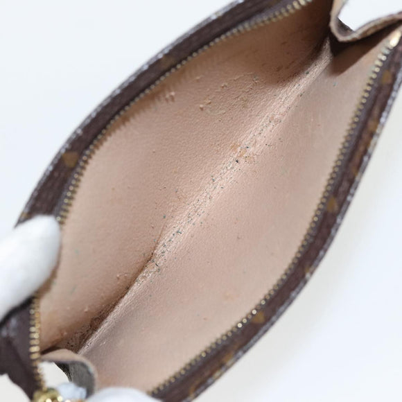 LOUIS VUITTON Monogram Bucket PM Zubehörtasche LV Auth 96738
