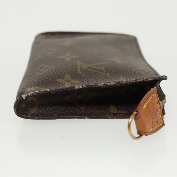 LOUIS VUITTON Monogram Bucket PM Zubehörtasche LV Auth 96738
