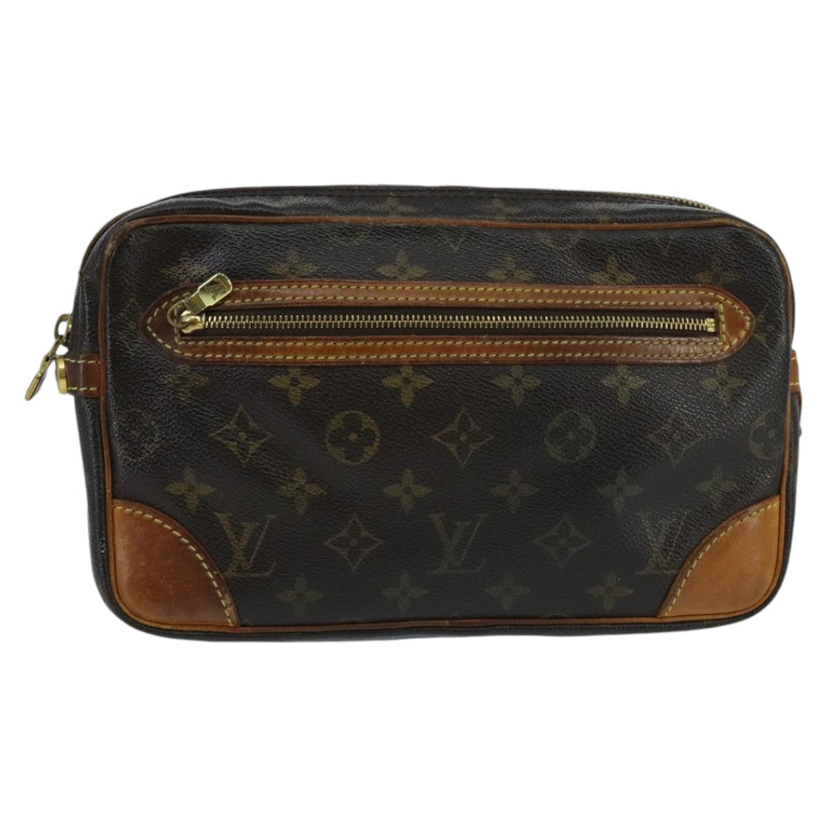 LOUIS VUITTON Monogram Marly Dragonne GM Clutch Bag M51825 LV Auth 96753