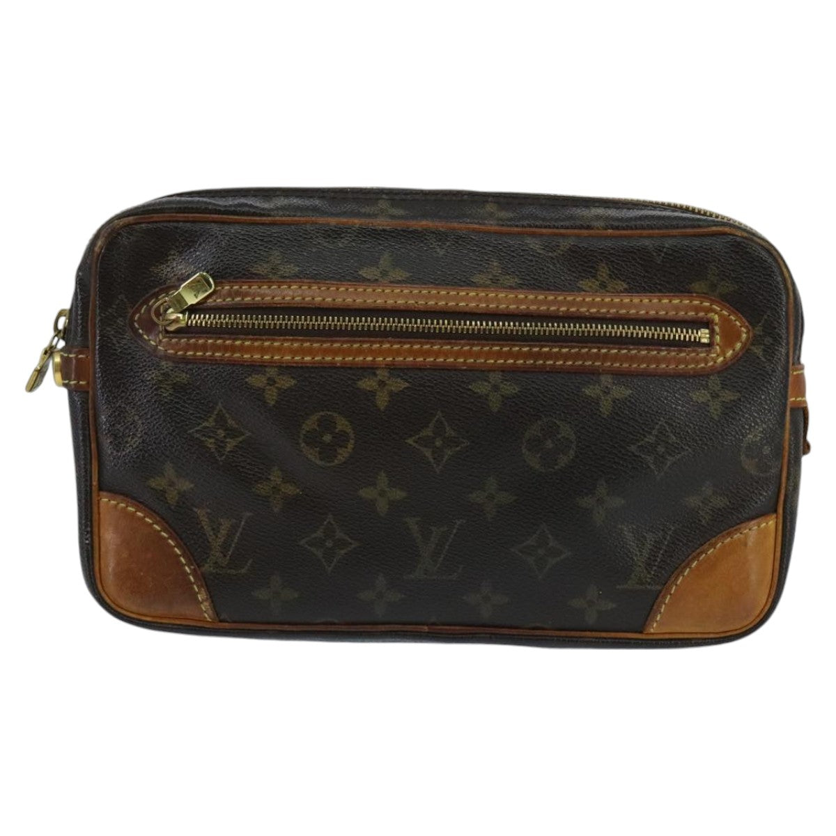 LOUIS VUITTON Monogram Marly Dragonne GM Clutch Bag M51825 LV Auth 96753