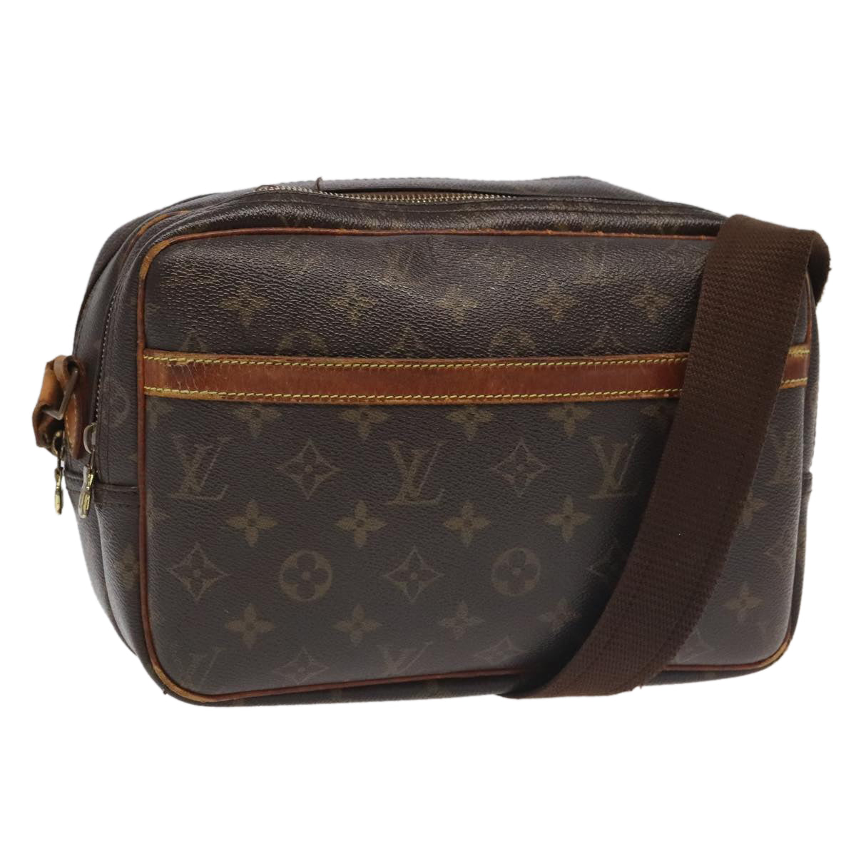 LOUIS VUITTON Monogram Reporter PM Shoulder Bag M45254 LV Auth 96757