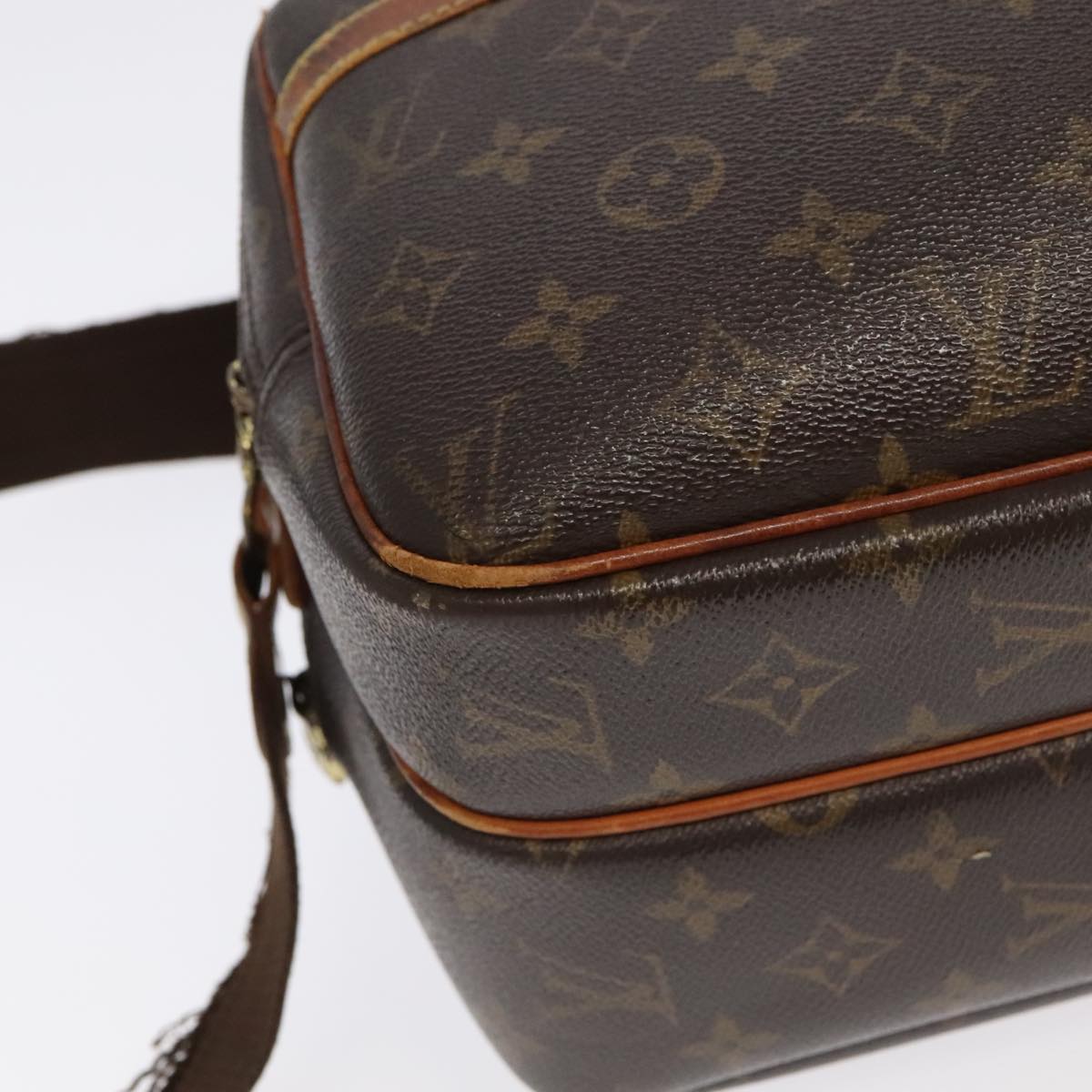 LOUIS VUITTON Monogram Reporter PM Shoulder Bag M45254 LV Auth 96757