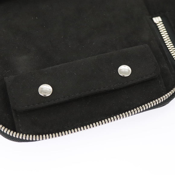 LOUIS VUITTON Damier Graphite Etui 5 Cravat Necktie Case N41136 LV Auth 96758V