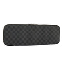 LOUIS VUITTON Damier Graphite Etui 5 Cravat Necktie Case N41136 LV Auth 96758V-1