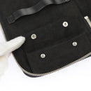 LOUIS VUITTON Damier Graphite Etui 5 Cravat Necktie Case N41136 LV Auth 96758V-10