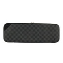 LOUIS VUITTON Damier Graphite Etui 5 Cravat Necktie Case N41136 LV Auth 96758V-2