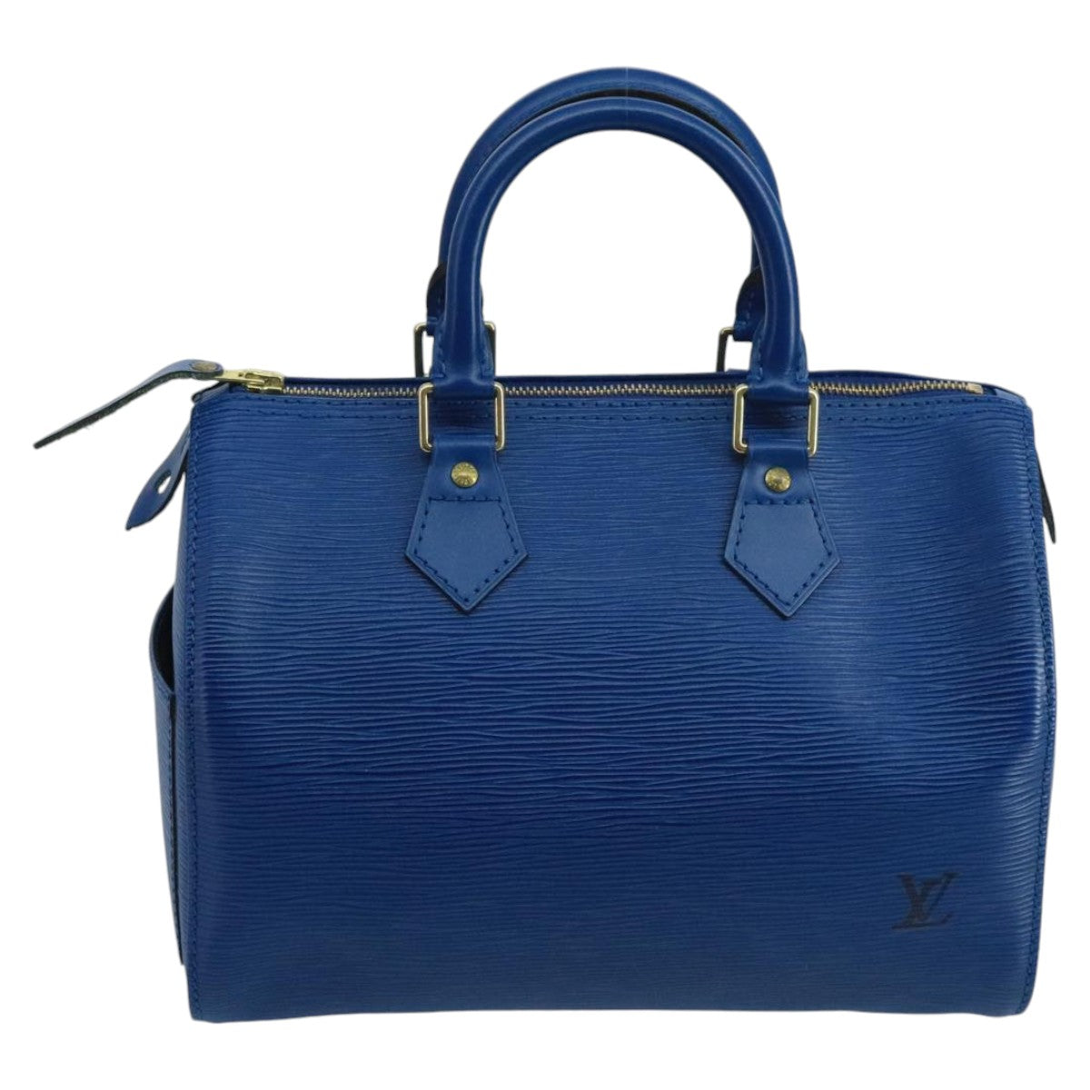 LOUIS VUITTON Epi Speedy 25 Hand Bag Toledo Blue M43015 LV Auth 96767 - 0