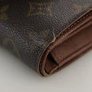 LOUIS VUITTON Monogram Porte Monnaie Billets Viennois Wallet M61663 Auth 96797-17