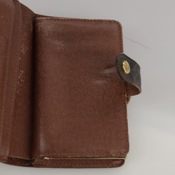 LOUIS VUITTON Monogram Porte Monnaie Billets Viennois Wallet M61663 Auth 96797