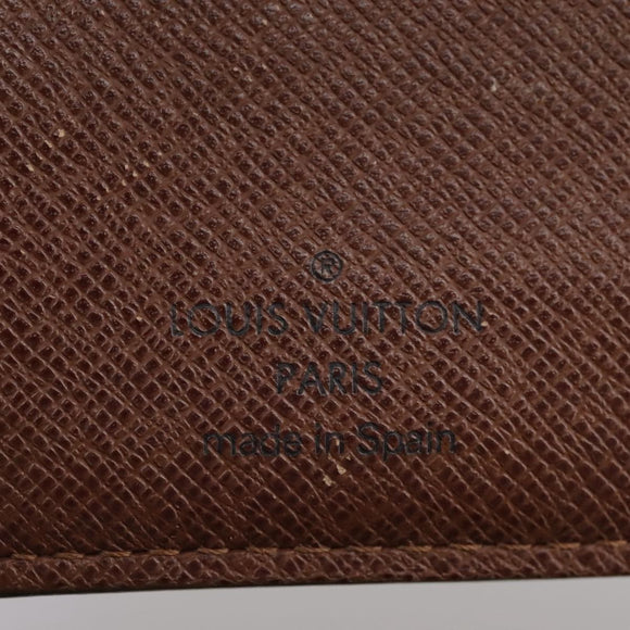 LOUIS VUITTON Monogram Porte Monnaie Billets Viennois Wallet M61663 Auth 96797