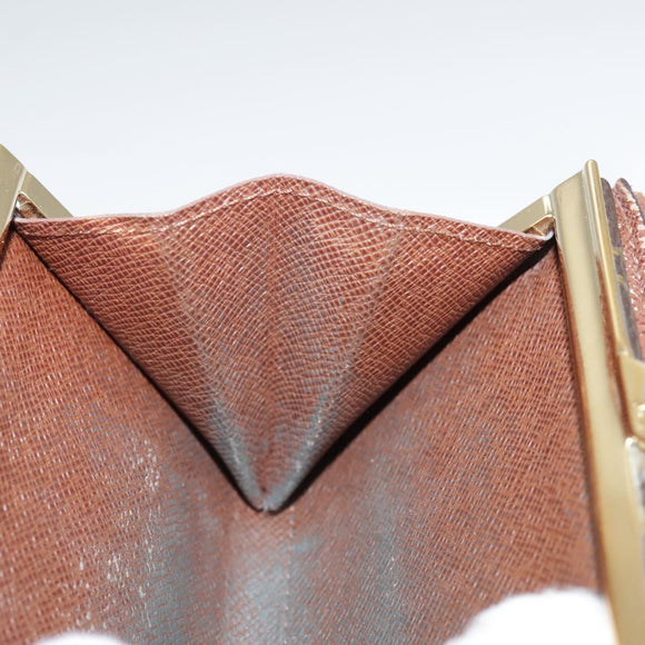 LOUIS VUITTON Monogram Porte Monnaie Billets Viennois Wallet M61663 Auth 96797