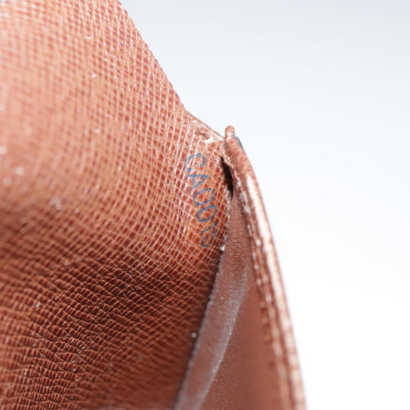 LOUIS VUITTON Monogram Porte Monnaie Billets Viennois Wallet M61663 Auth 96797