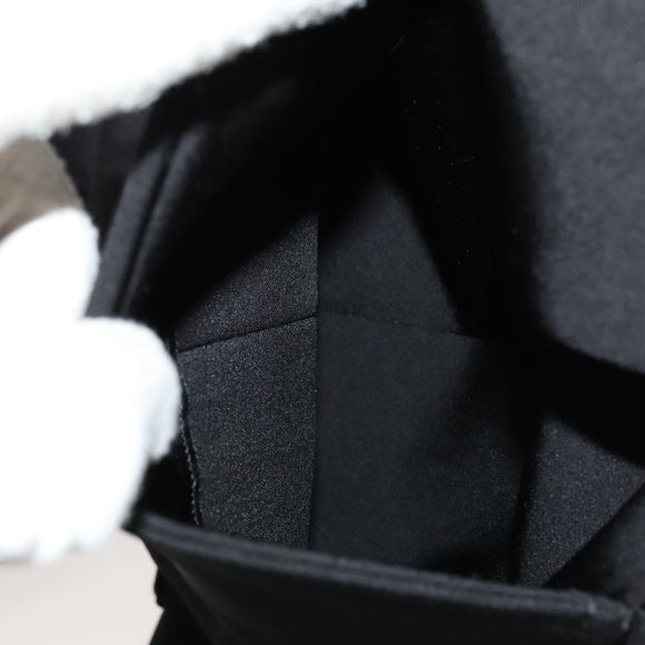 LOUIS VUITTON Monogram Detail Cargo Pants Nylon Polyurethane 42 Black Auth 96800