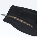 LOUIS VUITTON Monogram Detail Cargo Pants Nylon Polyurethane 42 Black Auth 96800-12