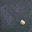 LOUIS VUITTON Monogram Detail Cargo Pants Nylon Polyurethane 42 Black Auth 96800-14