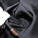 LOUIS VUITTON Monogram Detail Cargo Pants Nylon Polyurethane 42 Black Auth 96800-15