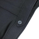 LOUIS VUITTON Monogram Detail Cargo Pants Nylon Polyurethane 42 Black Auth 96800-16