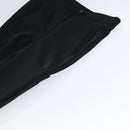 LOUIS VUITTON Monogram Detail Cargo Pants Nylon Polyurethane 42 Black Auth 96800-4