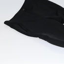 LOUIS VUITTON Monogram Detail Cargo Pants Nylon Polyurethane 42 Black Auth 96800-6