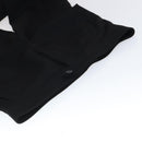 LOUIS VUITTON Monogram Detail Cargo Pants Nylon Polyurethane 42 Black Auth 96800-8