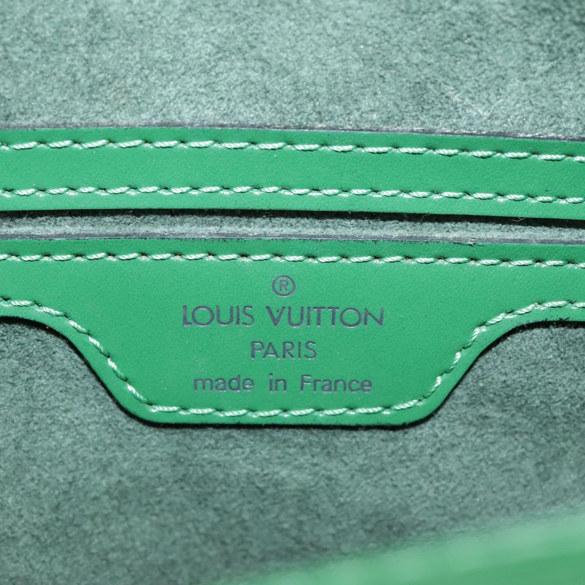 LOUIS VUITTON Epi Soufflot Hand Bag Green M52224 LV Auth 96805