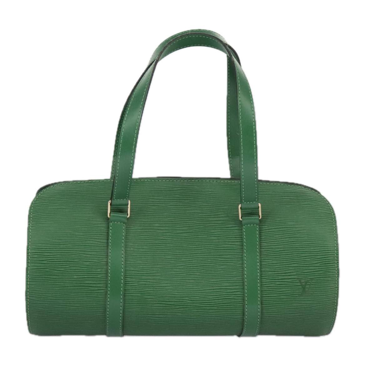 LOUIS VUITTON Epi Soufflot Hand Bag Green M52224 LV Auth 96805