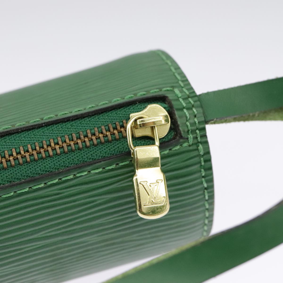 LOUIS VUITTON Epi Soufflot Hand Bag Green M52224 LV Auth 96805