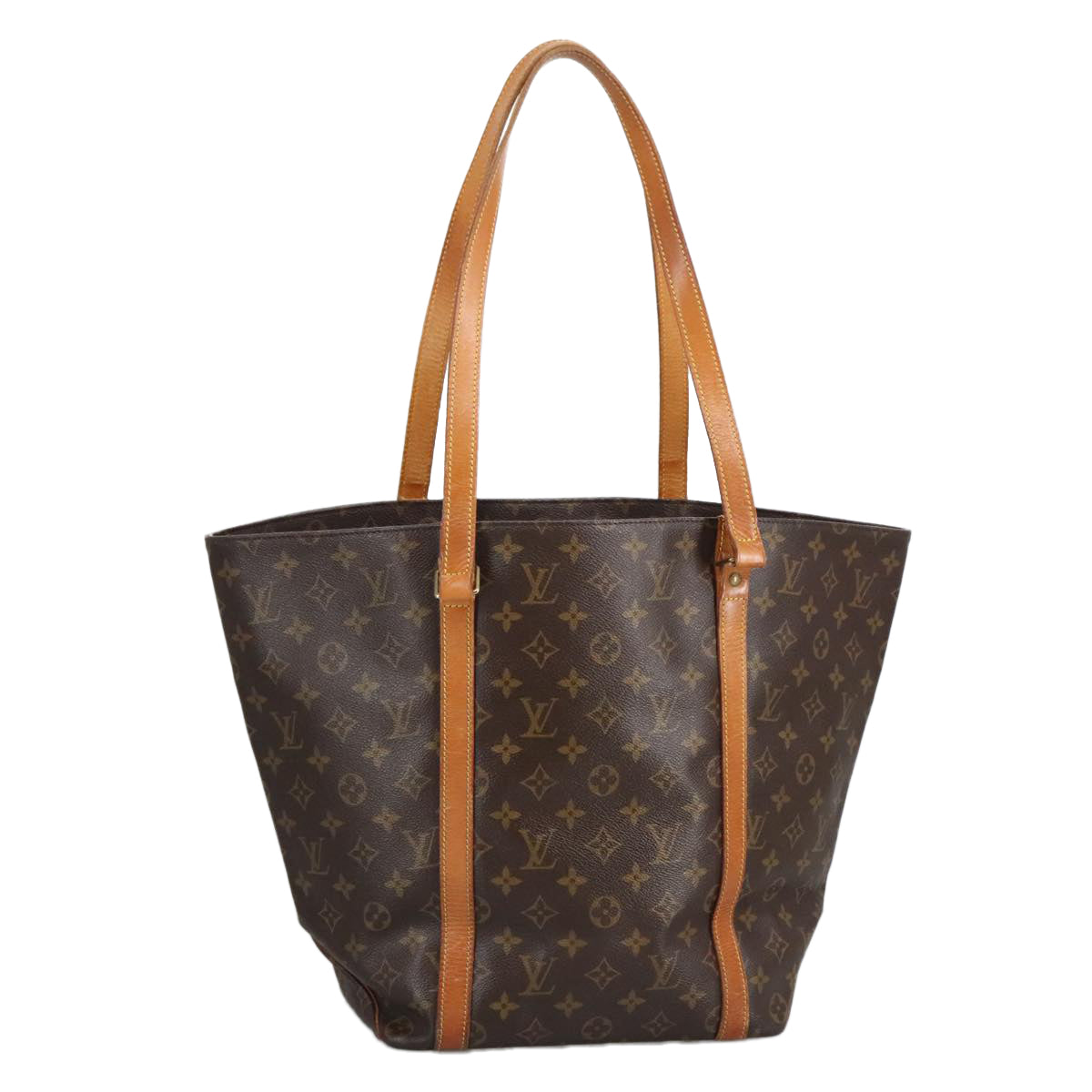 LOUIS VUITTON Monogram Sac Shopping Tote Bag M51108 LV Auth 96812