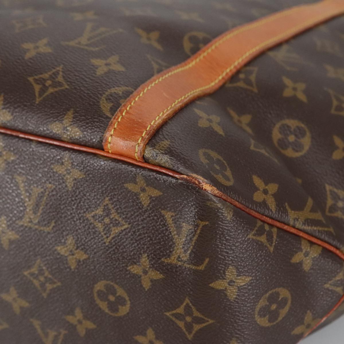 LOUIS VUITTON Monogram Sac Shopping Tote Bag M51108 LV Auth 96812