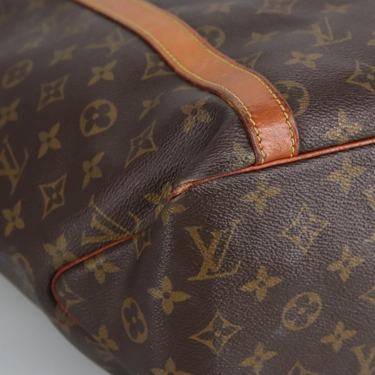 LOUIS VUITTON Monogram Sac Shopping Tote Bag M51108 LV Auth 96812