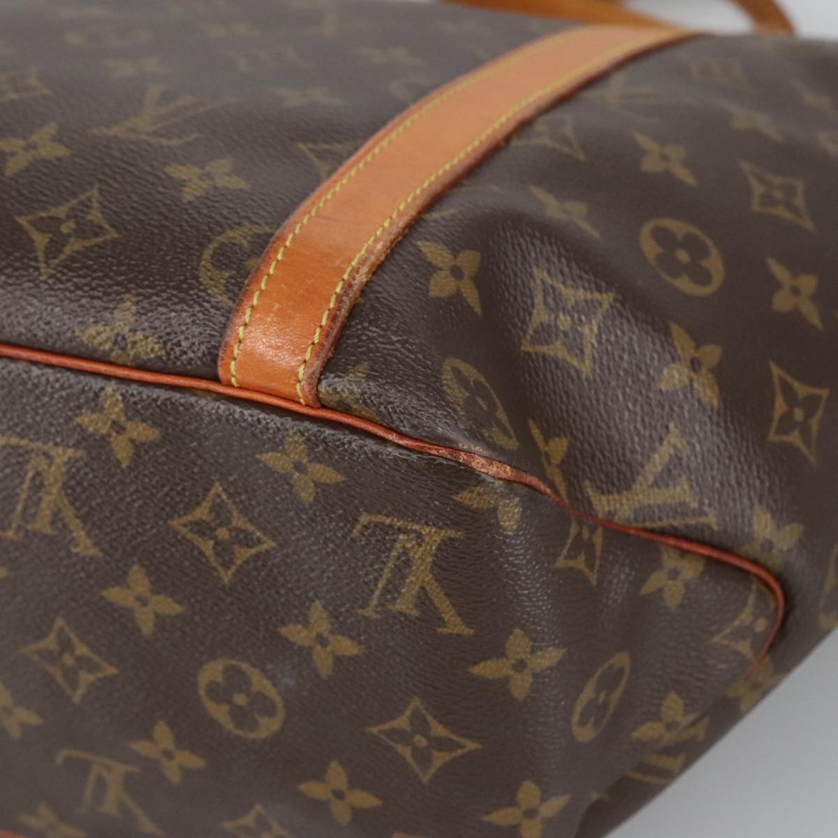 LOUIS VUITTON Monogram Sac Shopping Tote Bag M51108 LV Auth 96812