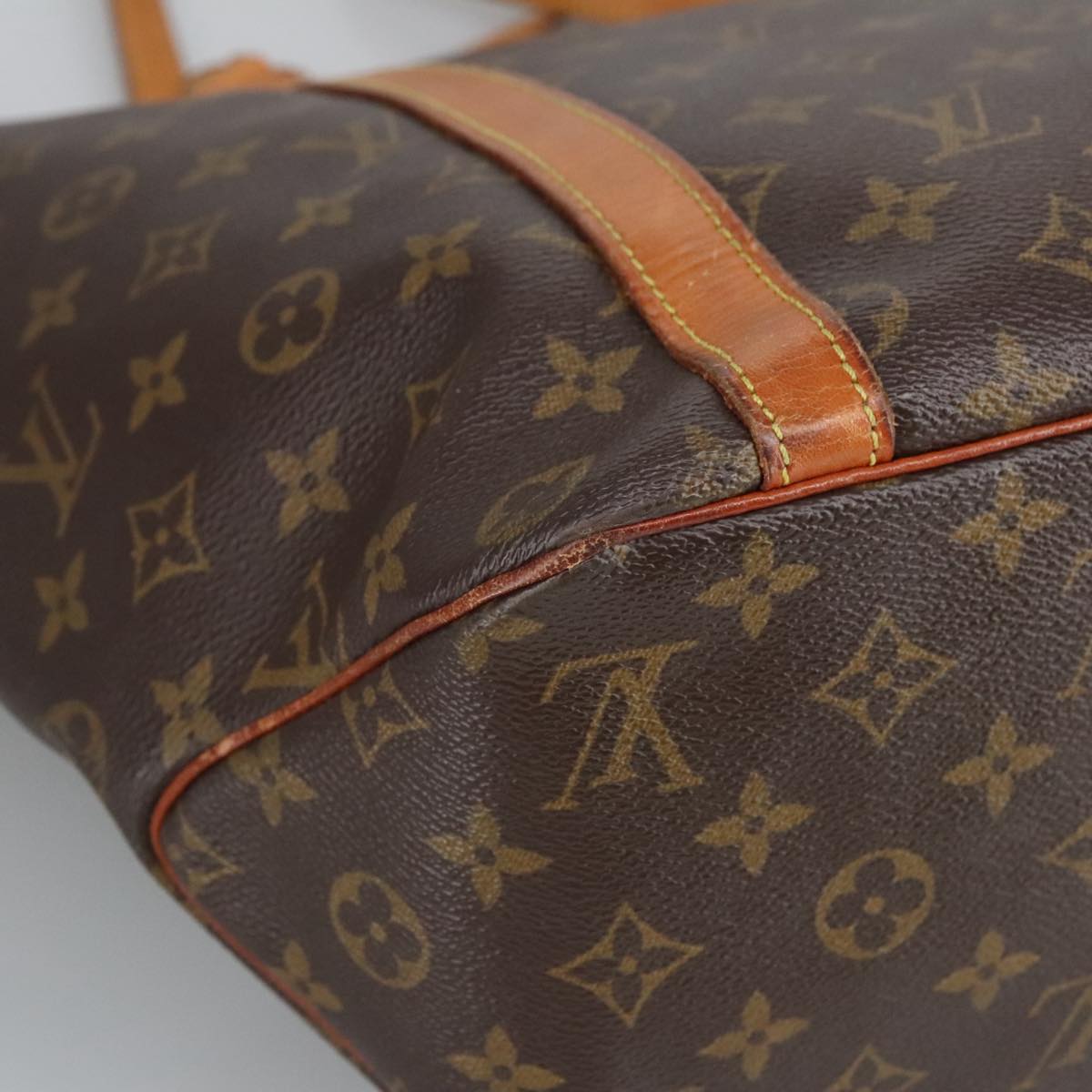 LOUIS VUITTON Monogram Sac Shopping Tote Bag M51108 LV Auth 96812