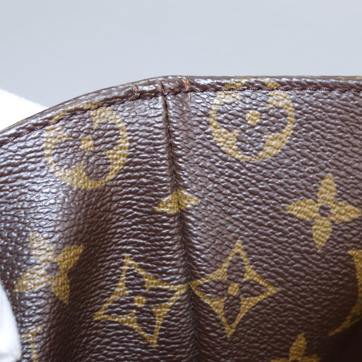 LOUIS VUITTON Monogram Sac Shopping Tote Bag M51108 LV Auth 96812