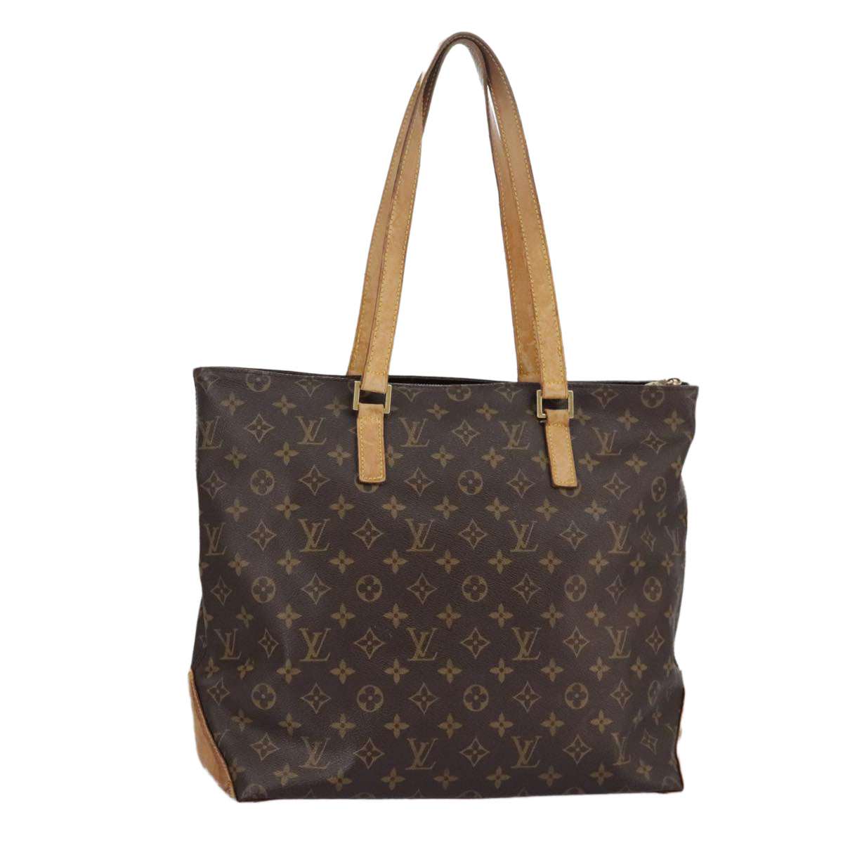 LOUIS VUITTON Monogram Cabas Mezzo Tote Bag M51151 LV Auth 96815