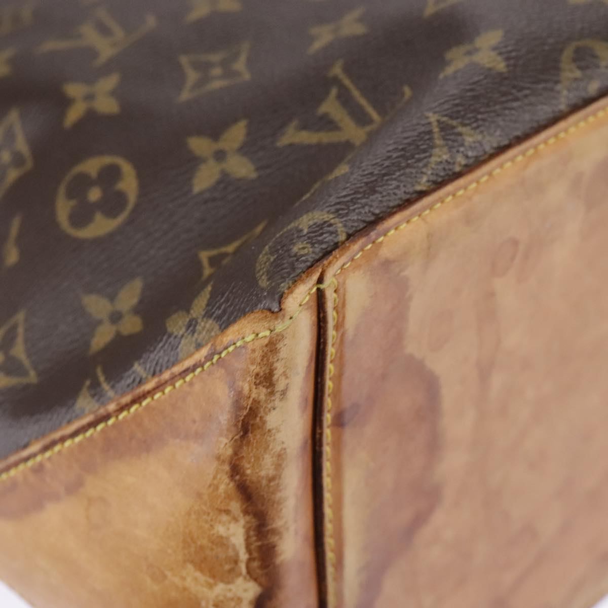 LOUIS VUITTON Monogram Cabas Mezzo Tote Bag M51151 LV Auth 96815