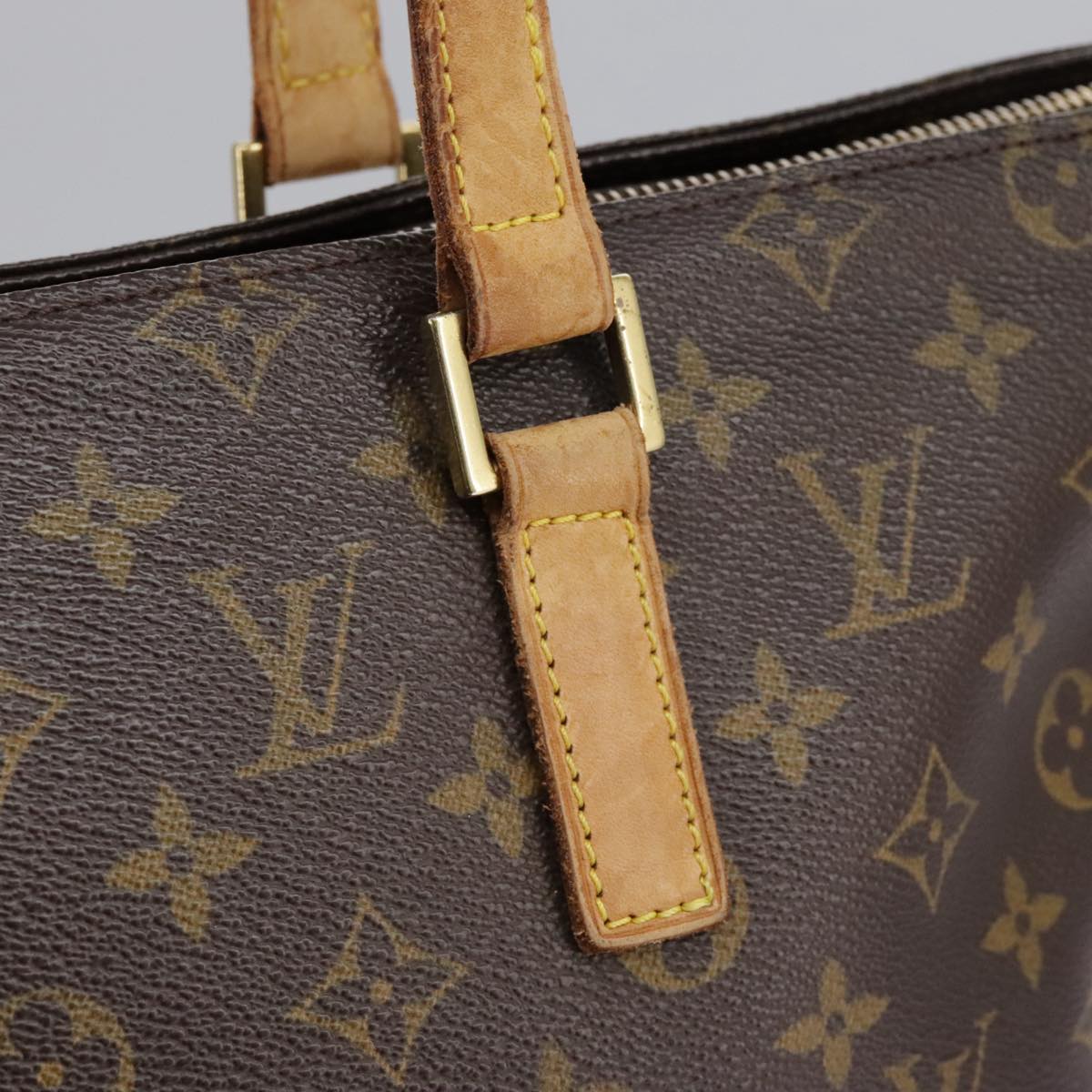 LOUIS VUITTON Monogram Cabas Mezzo Tote Bag M51151 LV Auth 96815