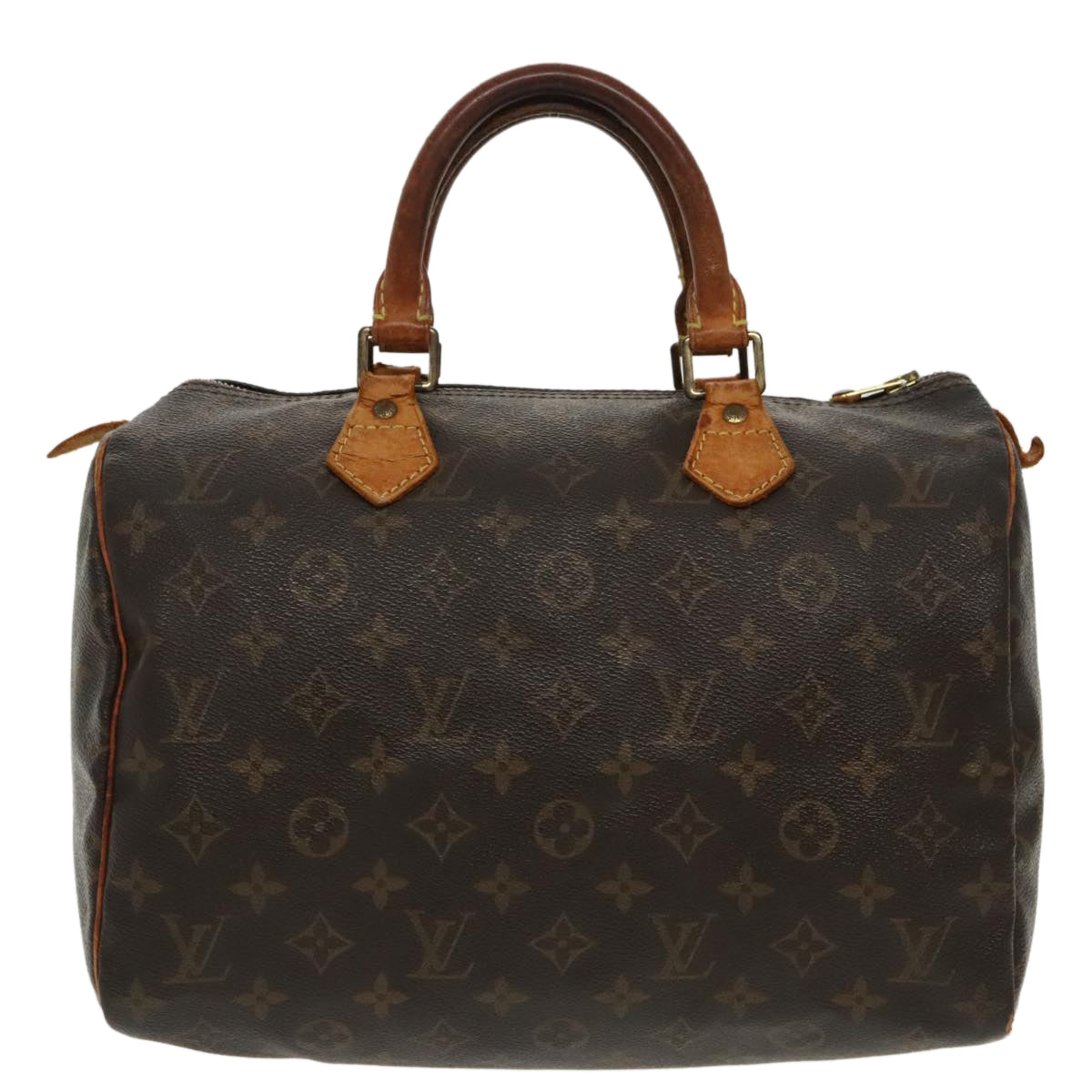 LOUIS VUITTON Monogram Speedy 30 Hand Bag M41526 LV Auth 96818